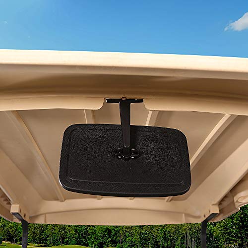 10L0L Universal Adjustable Golf Cart Convex Rear View Mirror For Ezgo, Yamaha, Club Car #TOP4