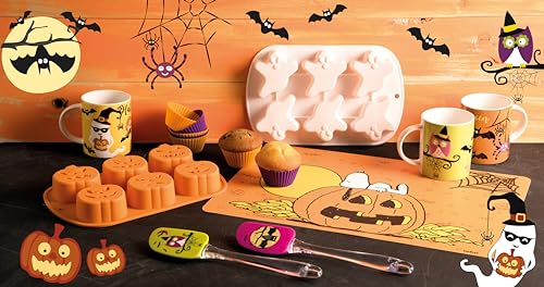 Excelsa Peanuts Halloween Placemat, 43.5 x 28.5 cm, PP Plastic, Orange With Halloween Decoration, Cm. 43,5 x 28,5 - Image 4