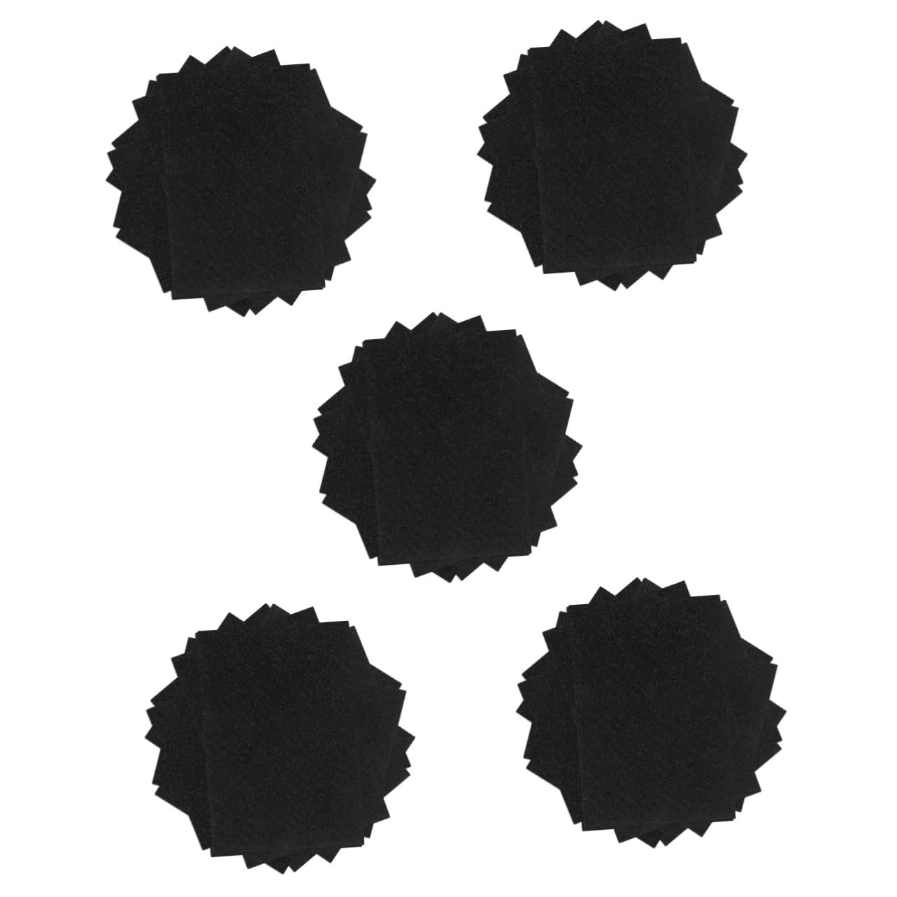 Papier mousse pailleté noir A4 Uonlytech pour loisirs créatifs