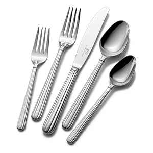 Mikasa Italian Countryside Stainless Steel Flatware, 20-Piece Set