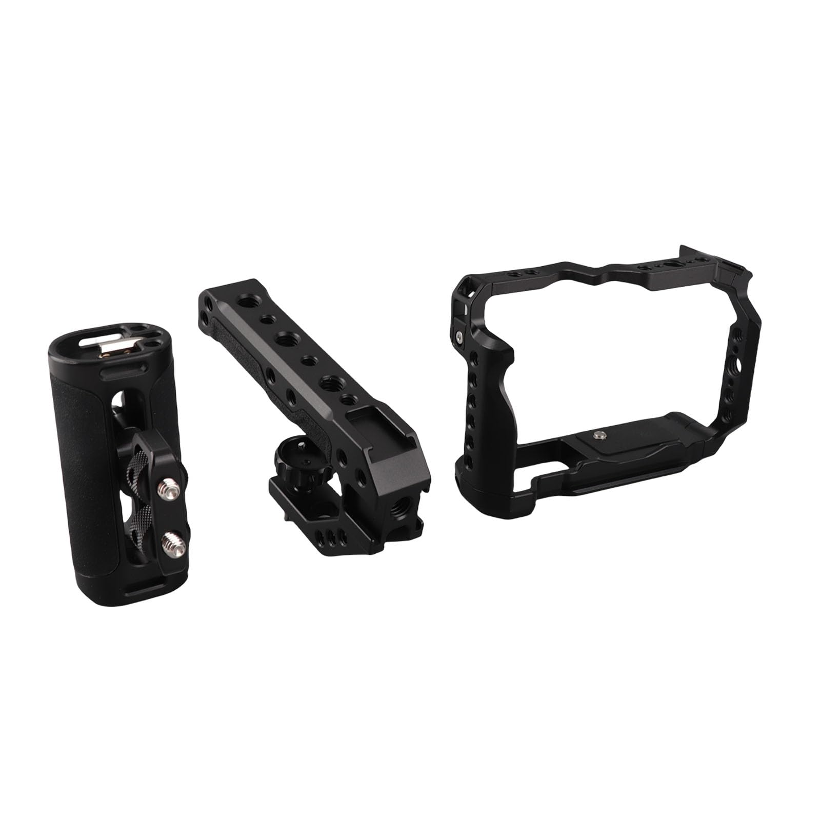 Jaula para Cámara para Equipo de Vídeo de Aluminio Ligero R50 con Asas Ajustables para Cineastas y Creadores de Contenidos