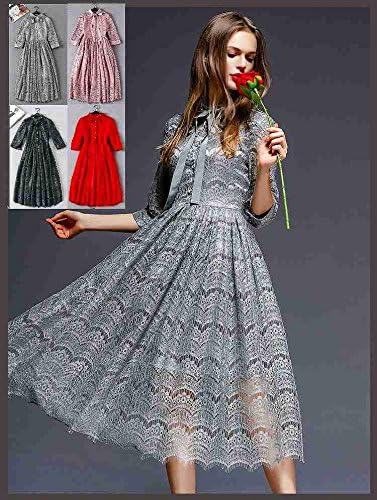 Amazon Co Jp セレブ風 優雅レース ドレス ワンピース 服 ファッション小物