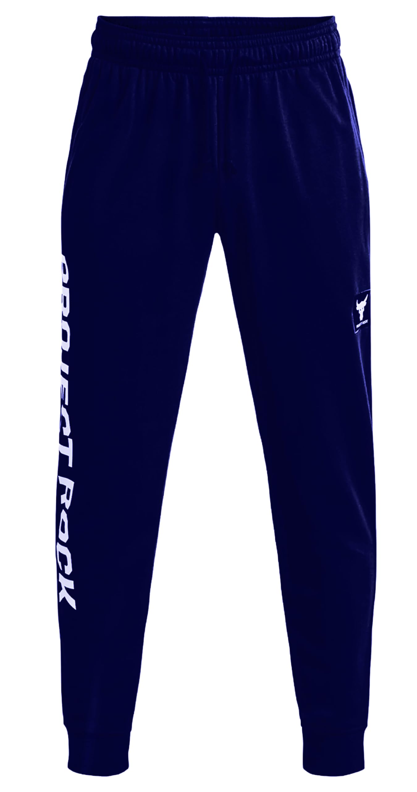 Under Armour Men's Project Rock Terry Joggers Pants, Midnight Navy 410, Large