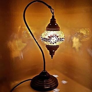 Turkish Lamp/Moroccan Lamp Tiffany Style Glass Desk Table Lamp - G17