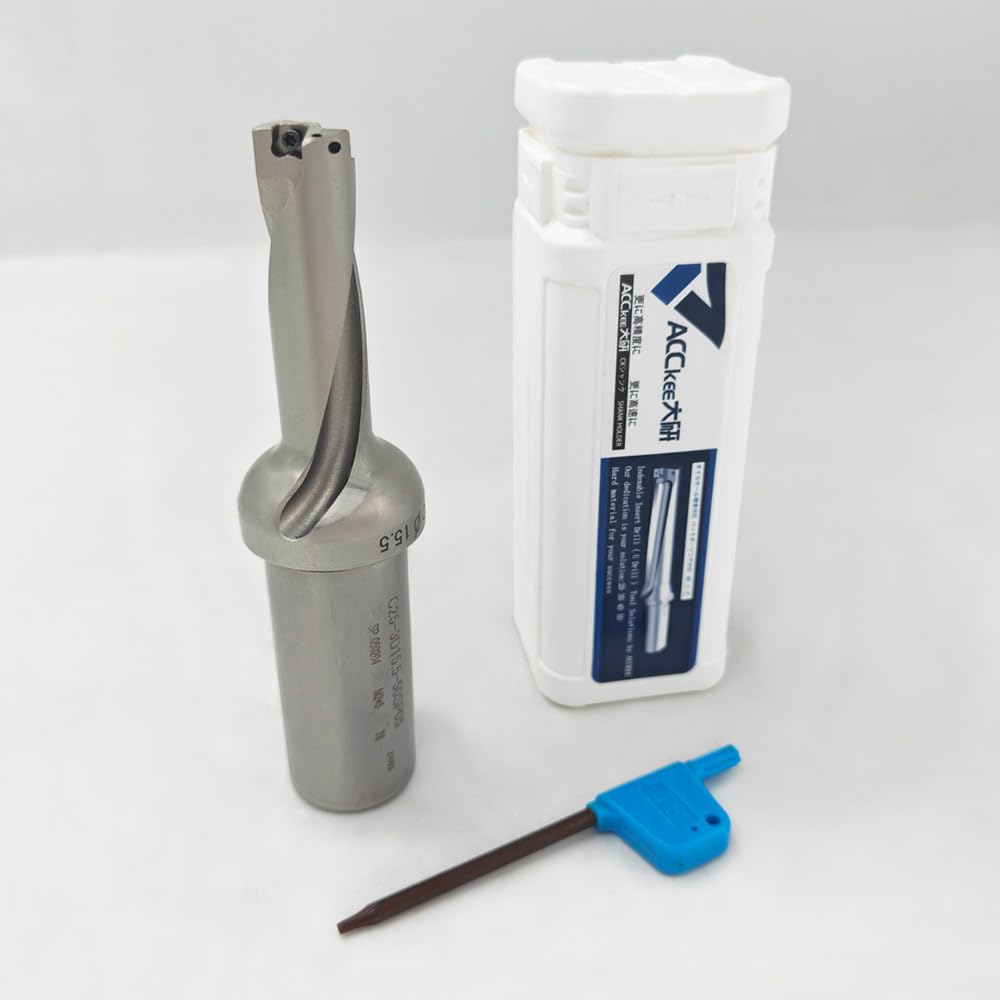 SP Series Indexable U Drill 15mm-50mm 2D 3D 4D 5D Metal Hole Drill Bit CNC Lathe Tool with Coolant Carbide Insert Drilling Cutte (5D, C32-D27.5-SP07)
