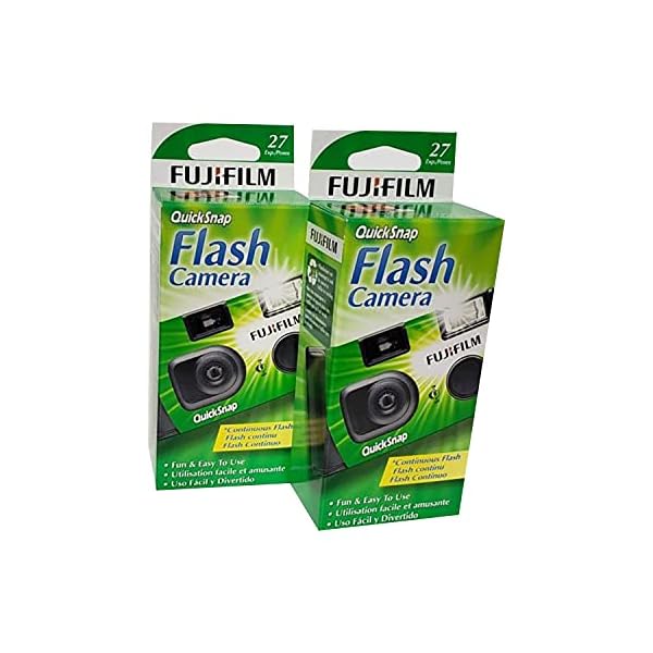 Fujifilm QuickSnap Flash 400 Disposable 35mm Camera (Pack of 2) • The Heavy Equipment Directory