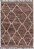 Origine: Afghanistan Nain Trading Berber Maroccan Atlas 183x253 Noué à la Main Moderne Tapis d\'Orient Tapis Design Tapis Laine