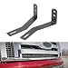 AUXMART Winch Roller Fairlead for Steel Cable 10" Bolt Pattern 30'' Single Row LED Light Bar Hidden Grille Mounts Bracket Fit 2009-2014 Ford F-150 Pickup 4/2WD