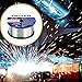 TIKPLEM 0.035”Gasless Flux Cored Wire,E71T-GS,Single 2lb Spool,Perfect For Welding Stainless,Galvanized,& Mild Steel