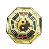 FengShuiGe Yin Yang Ba gua Baguas Bagua para Protección y Prosperidad y Riqueza del Tesoro Luckly 6,8"