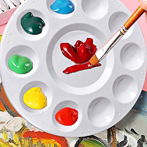 Hulameda 4Ps-Paint Tray Palettes, Paint Pallet, Paint Holder, Painting Palette, Plastic Palette, Paint Tray Pallets For Kids To Painting Or Have A Birthday Painting Party #TOP1