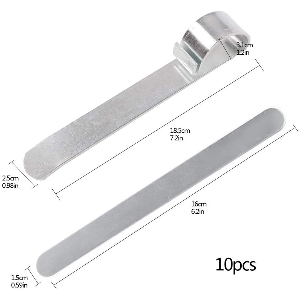 Fdit barre de pliage de bracelet 16 pièces Bracelet blanc réglable Fdit barre de pliage de bracelet 16 pièces Bracelet blanc réglable