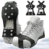 Les crampons sont fabriqués à partir de matériaux durables et sont dotés de dents antidérapantes robustes, améliorant efficacement l'adhérence des chaussures sur les surfaces glissantes.