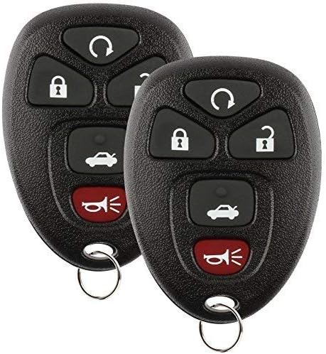 Discount Keyless Replacement Key Fob Car Keyless Entry Remote For Allure Lacrosse Chevy Cobalt Malibu G5 G6 Grand Prix 22733524 (2 Pack)