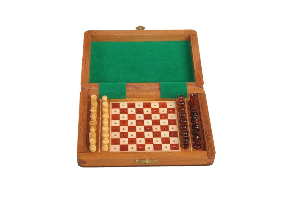 PEG Wooden Travel Chess Set - 7