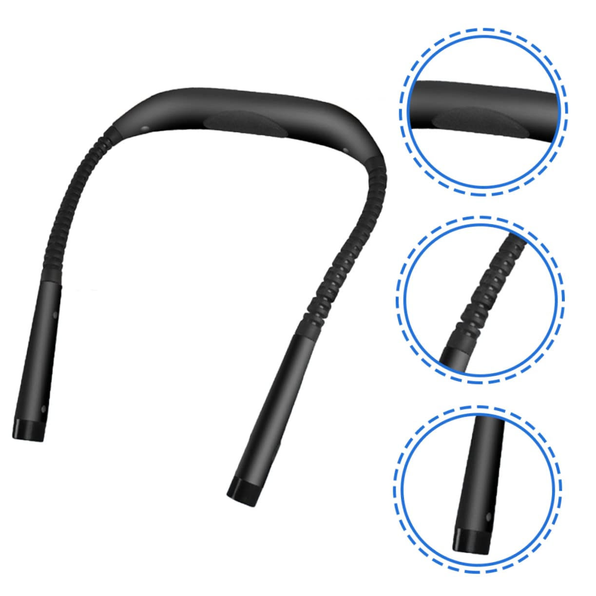 TEHAUX Rechargeable Neck Book Light Flexible LED Reading Lamp for Bed Hands Torch for Camping Travel USB Rechargeable Lightweight Neck Design for Reading