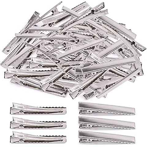 Mardatt 200Pcs Alligator Hair Clips Set Cover