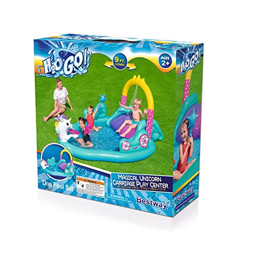 Bestway - H2Ogo! Magical Unicorn Carriage Play Pool Center #TOP1