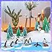 41 Pcs Arctic Animals Figurines Set Diorama Kit Includes 21 Polar Animals Figurines 16 Mini Pine Trees 1 Fake Snow Blanket 2 Foam Boards 1 Blue Tissue Paper Artic Diorama Supplies School Winter Decor