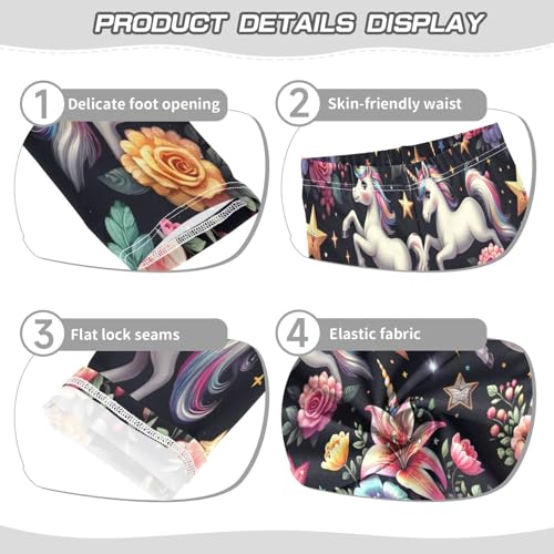 Toddler Girls Leggings Printed Yoga Pants Leggings Adorable Unicorns for Kids3