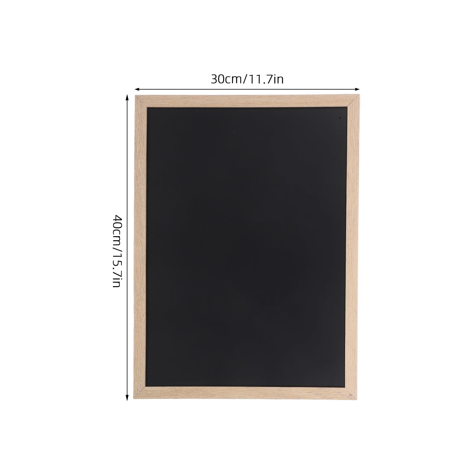 2 lavagne cancellabili, piccole lavagne in gesso, 40x30 cm/15,7x11,8 pollici, in legno riutilizzabili per buffet, matrimoni, bar, cucina