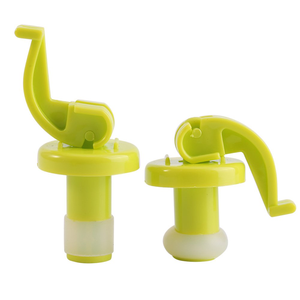 2 Pcs Set Wine Bottle Stoppers Leakproof, Wine Bottle Stoppers Seamuing for Wine Bottles, Champagne Bottles, Whiskey Bottles