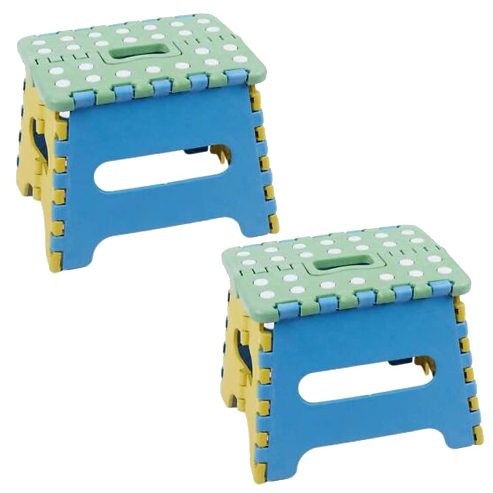Magik 2-4 Pack Collapsible Folding Stool Anti-Slip Lightweight Kitchen Foot 7