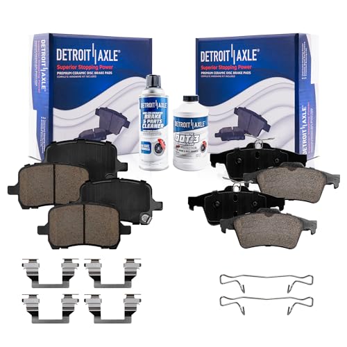 Image of Detroit Axle - Brake Pads for 06-09 Pontiac Solstice, 07-10 Saturn Sky