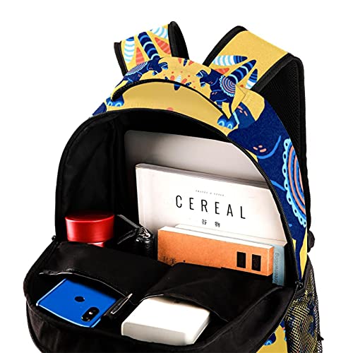 Sac à dos ordinateur portable multicolore à construction colorée et grande capacité - 4