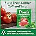 Pomì Crushed Tomatoes with Basil - Creamy, Velvety Italian Sauce, No Salt, Additives/Preservatives, GMO-Free, Gluten-Free, 100% Fresh Tomatoes, 13.8oz (Pack of 12)