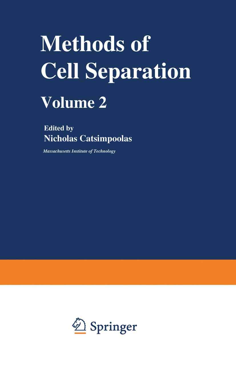 Buy Methods of Cell Separation — BookShops.in