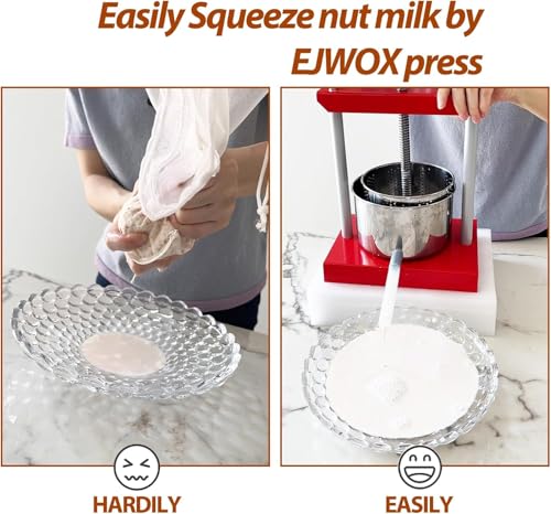SQUEEZE master Obstpresse 1,6 Gallonen/6 Liter, Blau, Käse Tinktur Kräuter Obst Wein Handpresse, Edelstahl & Eisen für Saft, Apfelwein, Wein, Olivenöl