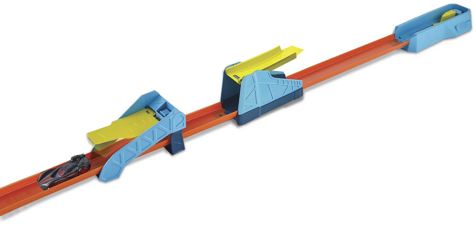 Hot Wheels Glc89 - Track Builder Nieograniczony Zestaw Akcesoriów do Skoku W Dal, Zabawkowy Tor Wyścigowy od 6 Lat