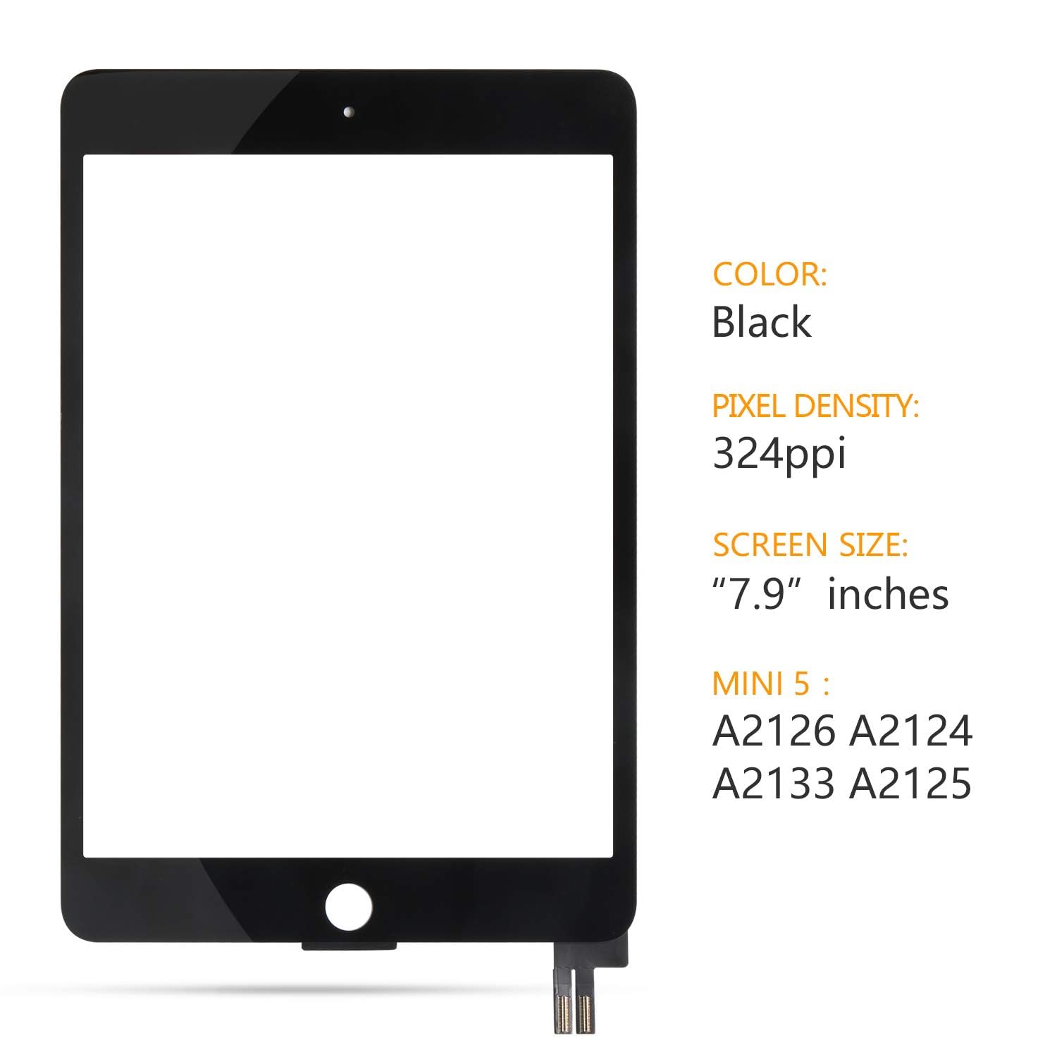 SRJTEK for iPad Mini 5 LCDスクリーン画面交換修理キット Amazon.co.jp: SRJTEK For iPad iPad Mini 5 2019 タッチ