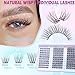 Lash Clusters Wispy Eyelash Clusters Natural CC-Curly Cluster Lashes zanlufly Wispy Individual Lashes 180Pcs Eyelash Extension 10 12 14MM DIY Lash Extension