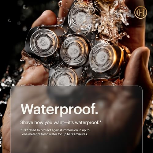 MANSCAPED® The Dome Shaver™ PRO Head Shaver for Bald Men – Five Rotary Blade Design with SkinSafe® & FlexAdjust Technology, Waterproof, USB-C & Wireless Charging Compatible with Travel Lock - Thumbnail 6