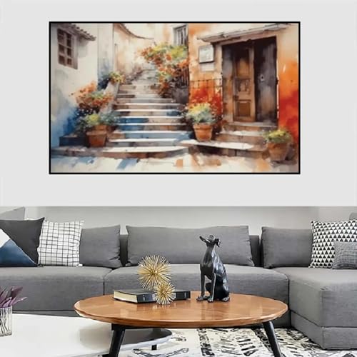 Affiches d'allée pour decoration murale salon créant une ambiance de villa