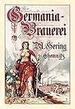 germania biergarten  Germania Brauerei Hering Chemnitz Sachsen Bier Krone Kunstdruck Plakate A2 428