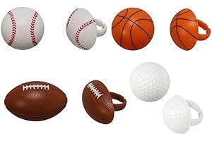 NCS Sports Balls Football Rings for Cupcakes