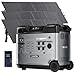 OUKITEL P5000 PRO Powerstation 5120Wh mit 3x200W Solarpanel, 3600W(5000W Peak) Powerstation 1800W Schnelle Ladung Notstromaggregat für Haus, Solargenerator Stromerzeuger für Camping, Notfälle
