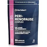 Périménopause Complément Alimentaire | 60 Capsule Vegan | Avec Magnésium, Ashwagandha, Extrait de Sauge, Maca et Vitamine C B12 et Plus | Vitamine Perimenopause | par Horbaach