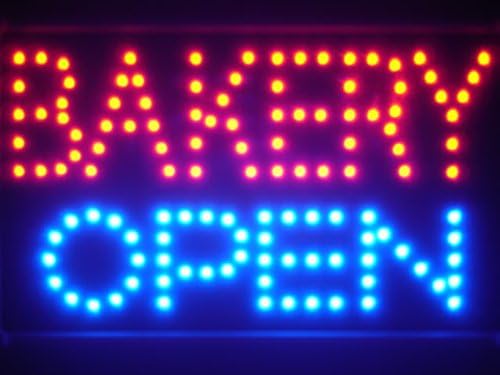 ADVPRO led121-r Bakery Open Shop Cafe Led Neon Sign WhiteBoard