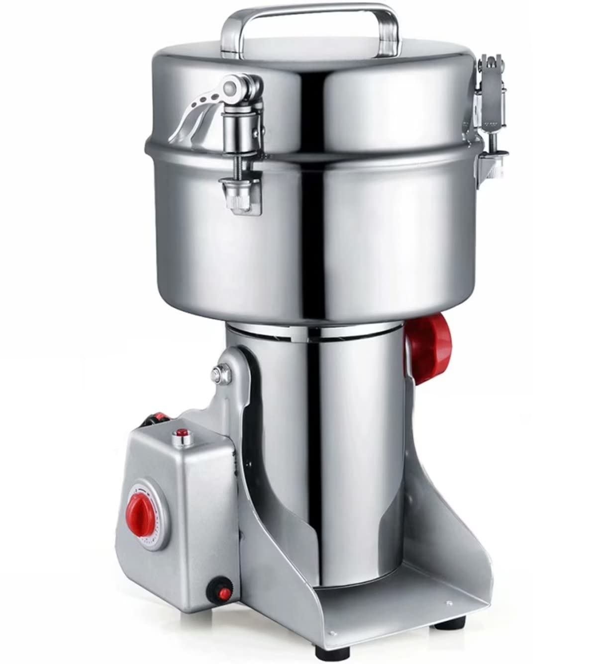 Molinillo eléctrico de hierbas y especias de 2000 g, máquina doméstica para moler granos de maíz, soja y trigo.