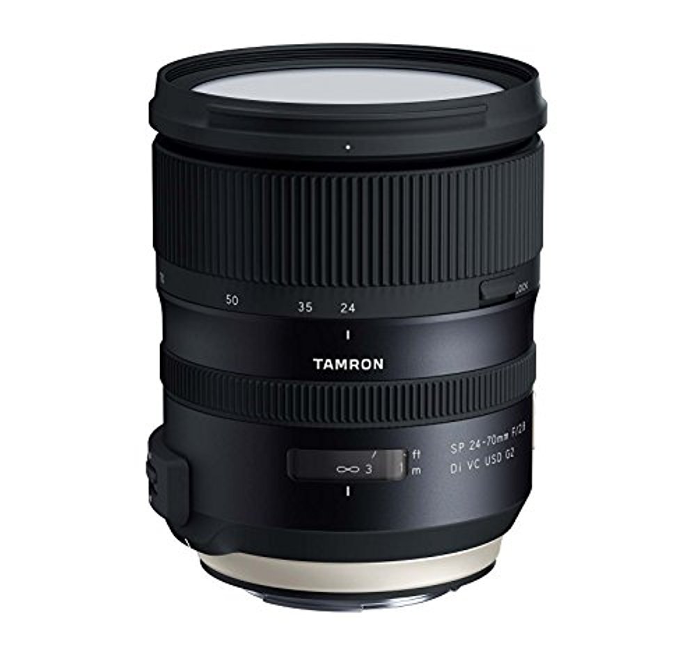Tamron SP 24-70mm F/2.8 Di VC USD G2 for Canon DSLR Cameras (Tamron 6 Year Limited USA Warranty) Black