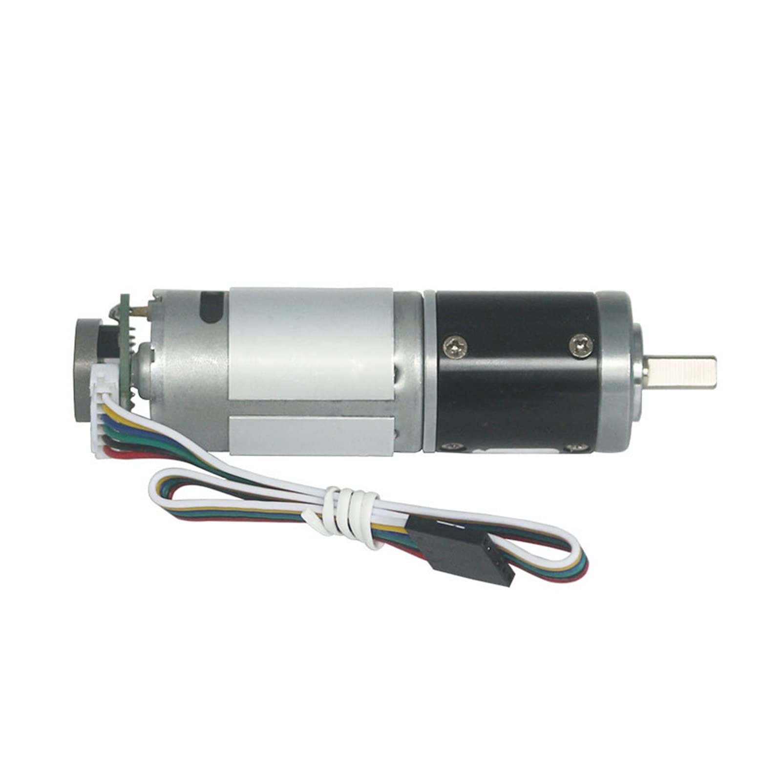 Motore DC Encoder Planet decelerazione Motoriduttori Silenzioso Grande coppia DC Motoriduttore epicicloidale Riduttore di velocità Motore: 12V 340 RPM)