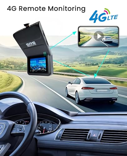 Image of F /R 4K+4G Dual Dash Cam GPS+LiveVideo ADAS BSD Playback Park Monitor Calling Pedestrian Alert WiFi Hotspot Loop Record GSensor Reverse Parking 1TB MicroSD SIM Support (S44KGen4)