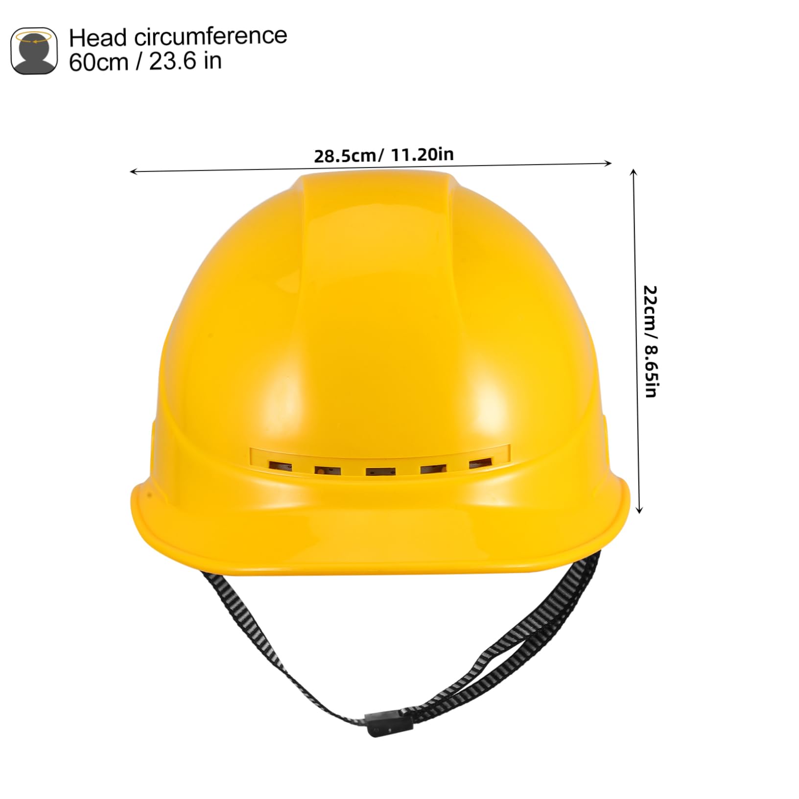 jojofuny Casco Casco De Seguridad Gorra Sombreros Equipo De Protección contra Caídas Accesorios De Construcción Sombrero De Seguridad Sombrero De Trabajador De La Construcción Sombrero De