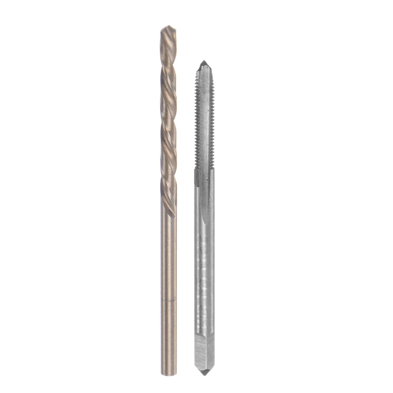 MACHSWON Tap & Bit Sets,M3x0.5 H2 Straight Flute Machine Thread Milling Tap,2.5mm M35 Cobalt High Speed Steel (HSS-CO) Twist Drill Bit