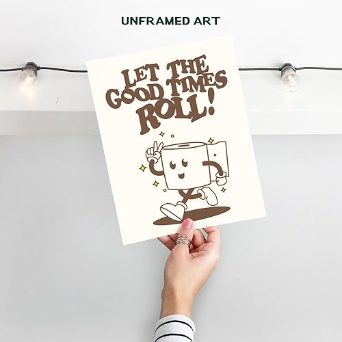 Miniatura 2 de Divertida decoración de baño  Decoración humorística de baño, impresiones de baño, divertidos letreros de baño, decoración de medio baño, baño,