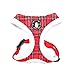 Puppia Blitzen Harness A, Medium, Checkered Red